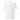 Front view of an t-shirt in white. Design features small text printed across the upper chest: the word ‘genesis’ on the left side, preceded by a circular symbol, and the word ‘ego’ on the right side preceded by a music note.