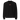 Front view of an longsleeve in black. Design is a small, embroidered red patch on the left chest featuring the white line art of an Astral Express ticket from Honkai: Star Rail.