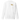 Front view of an sweatshirt in white. Design is positioned on the upper left chest. Design features a yellow rectangular label reading “CONNECKEN,” smaller text “DER WÄCHTER,” and fine white script lines and coordinates below it.