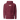 Front view of a Hoodie in Maroon. a small chest graphic pairing a gold cursive wordmark partially overlaid by a bold white stylized emblem, with a block-letter word underneath in the same gold tone