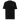Front view of a solid-colored shirt. A small graphic on the left chest features a geometric, flower-like symbol made of fine lines, next to a vertical block of technical-style text.