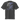 The back of a faded black oversized t-shirt. It features a large, vertical rectangular graphic with a split design. The left side shows a black-and-white image of waves, while the right side has a purple and black abstract texture of ocean waves. The word "HELEKTRA" is printed vertically in white down the center of the graphic, with a crescent moon symbol at the top.