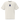 The front of a faded bone oversized tee. Centered on the chest is a small graphic featuring a stylized black symbol, resembling a chalice, set against a blue rectangular background.