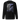 The back of a black sweatshirt. It features a large, vertical rectangular graphic with a split design. The left side shows a black-and-white image of waves, while the right side has a purple and black abstract texture of ocean waves. The word "HELEKTRA" is printed vertically in white down the center of the graphic, with a crescent moon symbol at the top.
