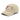 Distressed khaki baseball cap on a white background. The front features an embroidered design with a block of fragmented text in a black, classical-style font. A large, vertical red fern leaf is embroidered over the left side of the text. Small, vertical red text reading "charioteer" and "longs scion" frames the central design.