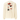 Back view of a solid-colored longsleeve. A large, vertical collage graphic on the upper back is framed by columns of text. The design features high-contrast botanical illustrations, East Asian characters, and blocks of handwritten script.