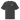 Front view of an oversized tee in black. Design features a small logo on the upper chest featuring the words "spook shack" in a stacked, stylized font, with abstract horizontal brush strokes layered behind the text.