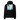 ENCORE oversized hoodie, black, back only, back, ghost