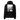 ONCE MORE oversized hoodie, black, full, back, ghost