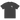 ONCE MORE oversized tee, faded black, full, front, flat