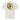 The back of a oversized-tee featuring a large graphic design. The design is centered on the upper back and consists of a spiky, star-like silhouette. Inside the silhouette is an abstract collage of fragmented hands in black and yellow line art, with bold yellow accents and horizontal black lines running through it.
