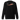 Front view of a solid-colored sweatshirt. A large, dynamic graphic across the chest features a chaotic collage of high-contrast brush strokes, sharp angular forms, and silhouettes resembling swooping birds.