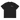 Front view of a box tee in black. A small left-chest graphic reads 'SOLA EGO' in a high-contrast serif, split across two lines, with two four-pointed star accents in dusty pink flanking the type.