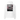 Back view of an oversized hoodie in white. A large rectangular back graphic layers an ornate hall interior in high-contrast greyscale beneath oversized roman numerals 'XXXVII' and a serif 'IN SILENTIO' wordmark. Dusty pink text bars carry a short poem down the left edge, cut through by thorned starburst linework in the same pink.