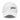 Front view of an baseball cap in white. Design is with embroidered text centered above the brim. The stitching combines serif and script styles, reading “Cordis Germina.”