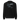 Back view of an longsleeve in black. Design is a structured typographic design across the upper back. The composition features a numbered sequence from one to six, each paired with Latin or pseudo-Latin text. The layout is horizontal with thin dividing lines and varied type treatments, creating a grid-like visual system.