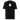 Front view of an t-shirt in black. Design is a bitmapped illustration of Seed from Zenless Zone Zero, in a small centered rectangular graphic on the chest. The graphic is composed of light tones.