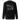 Back view of a solid-colored sweatshirt. A large graphic on the upper back features an inverted, fine-line illustration of the character Silver Wolf from Honkai: Star Rail. The design is layered with the stacked text "SILVER WOLF" and various abstract technical shapes.
