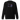 Front view of a solid-colored sweatshirt. A large graphic on the chest features an abstract collage of high-contrast, pixelated blocks and distorted shapes, creating a "glitch" effect. The design includes various technical icons such as a barcode and a "CAUTION" symbol.