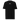 Front view of a T-Shirt in Black. A small chest graphic reading "silvie" in a bold, hand-lettered signature style, framed by loose script strokes and star accents.