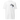 Front view of a shirt. A small graphic on the left chest features the word "abyss" in a black script font, layered over abstract streaks of periwinkle blue and distorted black shapes.