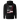 Back view of the hoodie showing a large, poster-style graphic. The design is a collage featuring a black and white photo of a Japanese temple roof, with vertical red Kanji on the right and the word 'UKINAMI' in red below.