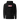 Front view of a hoodie with a central chest graphic. The design features large, stylized red Japanese characters slashed through by a thick, diagonal bar, creating a modern, graphic look.