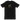 Front view of a solid-colored shirt. A small graphic on the chest features a high-contrast, crystalline shape with lines radiating from it to create a shattered glass effect. The design is layered over a patterned rectangular block.