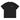 ENCORE box tee, black, full, front, flat