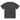 Front view of an oversized tee in faded black. A small left-chest graphic reads 'SOLA EGO' in a high-contrast serif, split across two lines, with two four-pointed star accents in dusty pink flanking the type.