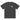 ONCE MORE oversized tee, faded black, full, front, flat