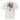 Back view of a Oversized Tee in Faded Bone. Large expressive brush-script lettering reading "aWolf" spans the upper back, layered over a color-blocked stripe panel with fine linework illustration behind it. Beside it, a small graffiti-style character mark for "终焉" (Finality) sits next to vertical HUD-style readout text: "LOGIN SUCCESSFUL," "NO PATCH NOTES >>," and "INPUT FINALIZED..."