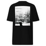 ONCE MORE tee, black, back only, back, ghost