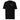 Front view of an t-shirt in black. Star Rail Evernight design showing a small red graphic on the left chest. The graphic features the word “Evernight” in a handwritten style above smaller text that reads “Slumber Now, O Wakeful World,” with a Chinese character for “Night.”