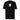 Front view of an t-shirt in black. Design is a bitmapped illustration of Seed from Zenless Zone Zero, in a small centered rectangular graphic on the chest. The graphic is composed of light tones.
