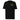 Front view of an t-shirt in black. Design is positioned on the upper left chest. Design features a yellow rectangular label reading “CONNECKEN,” smaller text “DER WÄCHTER,” and fine white script lines and coordinates below it.