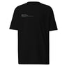 Front view of a t-shirt in Black. A small block of type sits high on the chest: three lines of white monospaced capitals reading "HOLLOW AFFAIRS AND NEUTRALIZATION DEPT." above a thin white rule, with "SECTION 6" set beneath it in muted teal.