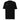Front view of a t-shirt in Black. A small block of type sits high on the chest: three lines of white monospaced capitals reading "HOLLOW AFFAIRS AND NEUTRALIZATION DEPT." above a thin white rule, with "SECTION 6" set beneath it in muted teal.