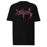 FINE PRINT tee, black, front, ghost