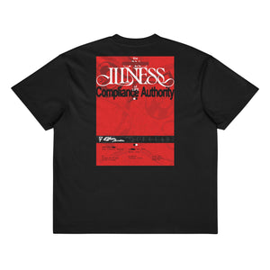 NEVER DONE Box Tee, Black, Full, back, true size M