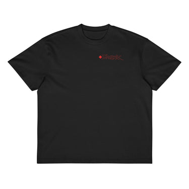 NEVER DONE Box Tee, Black, Full, front, true size M