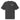 Front view of an oversized tee in black. Design features a small logo on the upper chest featuring the words "spook shack" in a stacked, stylized font, with abstract horizontal brush strokes layered behind the text.