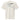 Back view of an oversized tee in white. Design is a structured typographic design across the upper back. The composition features a numbered sequence from one to six, each paired with Latin or pseudo-Latin text. The layout is horizontal with thin dividing lines and varied type treatments, creating a grid-like visual system.
