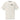 Front view of an oversized tee in white. Design features a small logo on the upper chest featuring the words "spook shack" in a stacked, stylized font, with abstract horizontal brush strokes layered behind the text.