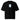 Front view of an oversized tee in black. Design is a bitmapped illustration of Seed from Zenless Zone Zero, in a small centered rectangular graphic on the chest. The graphic is composed of light tones.