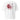 Back view of an oversized tee in white. HSR Evernight inspired design shows a large abstract red flower graphic in the center. Above the flower, text reads “veil” with a red circular stamp containing a chinese character.