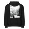 ONCE MORE zip hoodie, black, back only, back, ghost