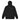 ENCORE zip hoodie, black, full, front, flat