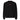 Front view of an longsleeve in black. Design is a small, embroidered red patch on the left chest featuring the white line art of an Astral Express ticket from Honkai: Star Rail.