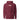 Front view of a Hoodie in Maroon. a small chest graphic pairing a gold cursive wordmark partially overlaid by a bold white stylized emblem, with a block-letter word underneath in the same gold tone